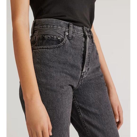 Everlane 90s Cheeky Mom Ankle Jeans Faded Black Size 24 24R Regular - Picture 3 of 10